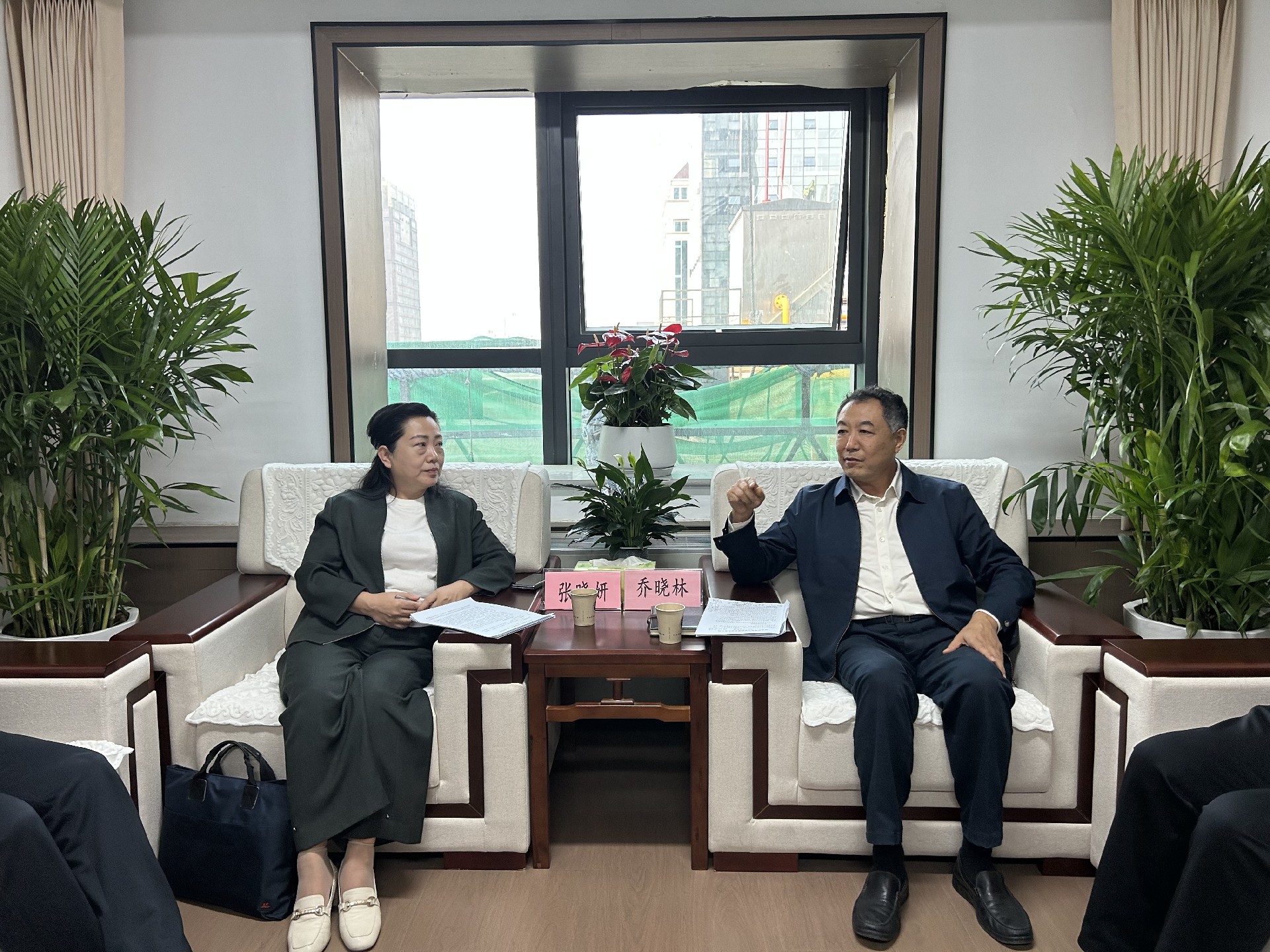 河北省民政厅副厅长张晓妍一行到河北省物流与采购联合会调研